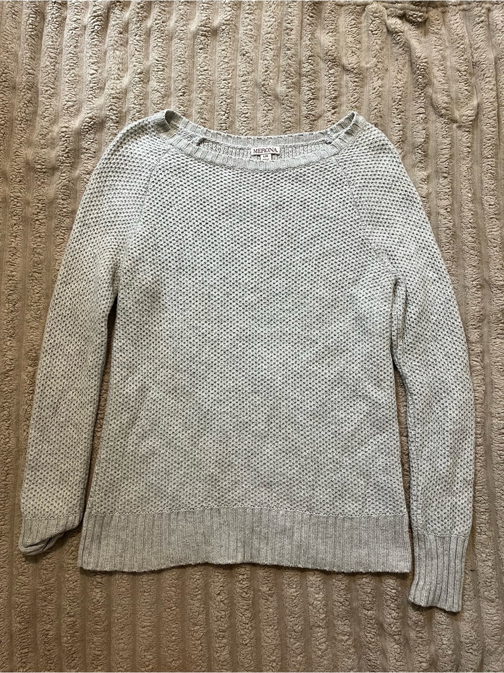 Merona Women’s Light Gray Knit Sweater
